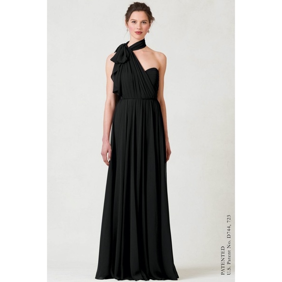 Jenny Yoo Mira Convertible Chiffon Gown - Picture 6 of 9